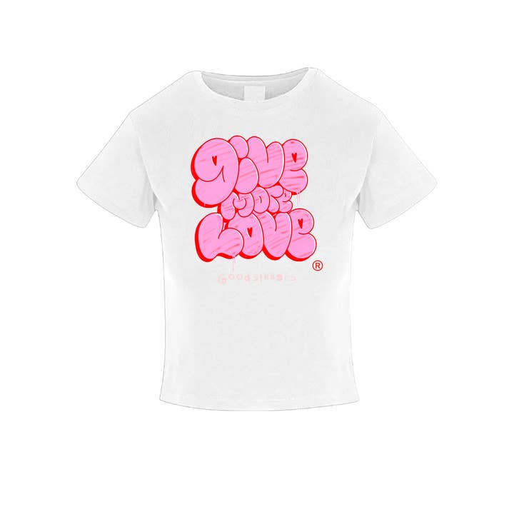 Goodsinners - Vendita all'ingrosso Maglietta serigrafata - Donna - 1 MAGLIETTA PER BAMBINI GOODSINNERS GIVE MORE LOVE