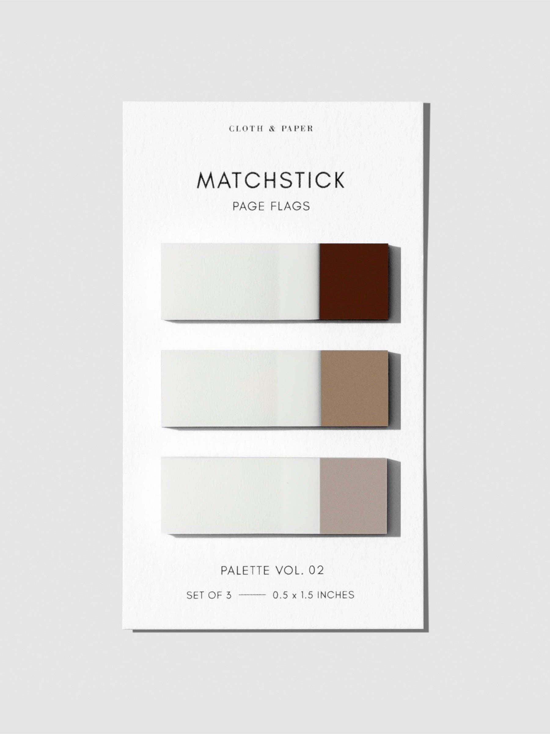 Cloth & Paper – Engroshandel Klistermærke – Matchstick Side Flag Sæt6