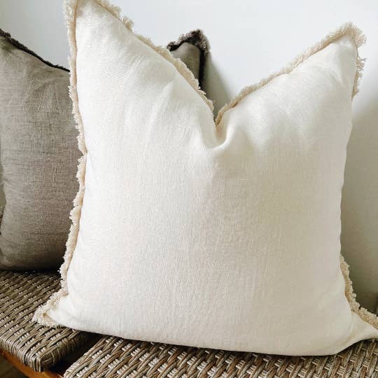 theHOMEmind - Wholesale Throw Pillow Cover - Neutral Linen Pillow Covers