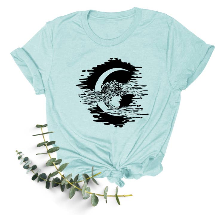 Boho Lady Shadow Graphic Tee for wholesale by Londas Trendy Tees