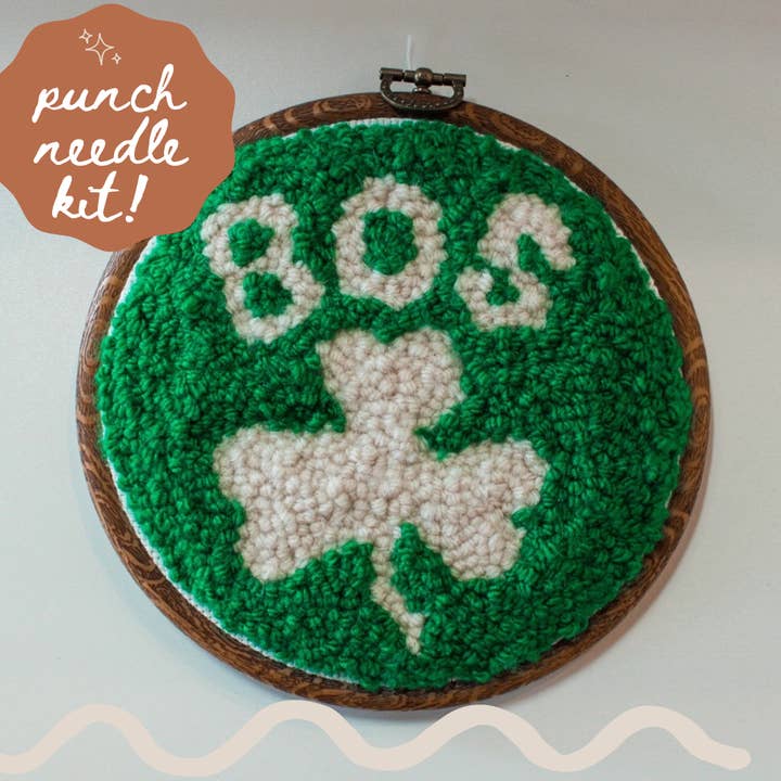 Celtics Beginner DIY Punch Needle Kit for wholesale by Homebody DIY