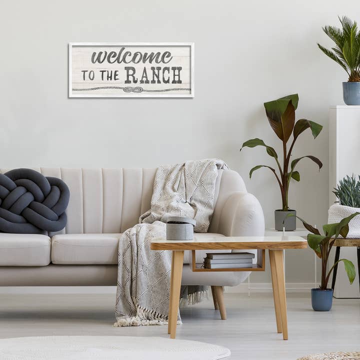 Stupell Industries - Wholesale Wall Sign - Welcome to the Ranch - Framed Wall Art6