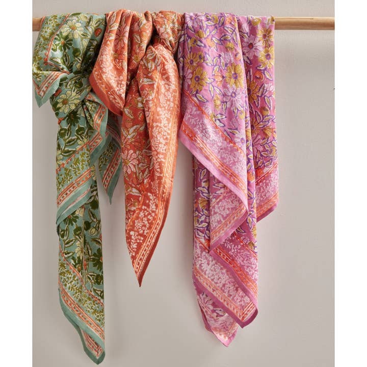 Bonheur du Jour - Wholesale Head Scarf - Women's - Indian Scarf - Meera Orchid2