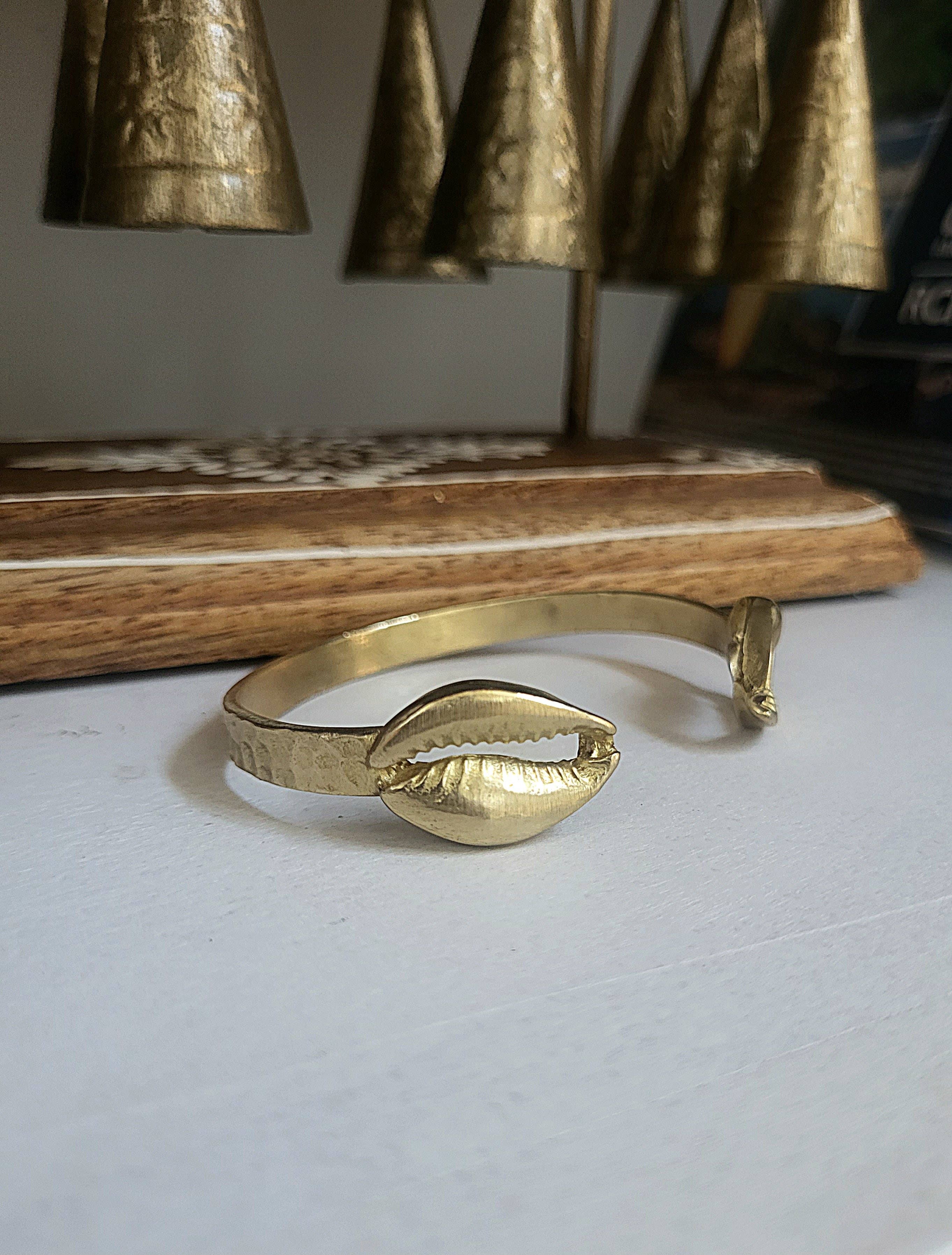 Moon Goddess – Pulseira por atacado – Pulseira de Latão Africana com Búzios3