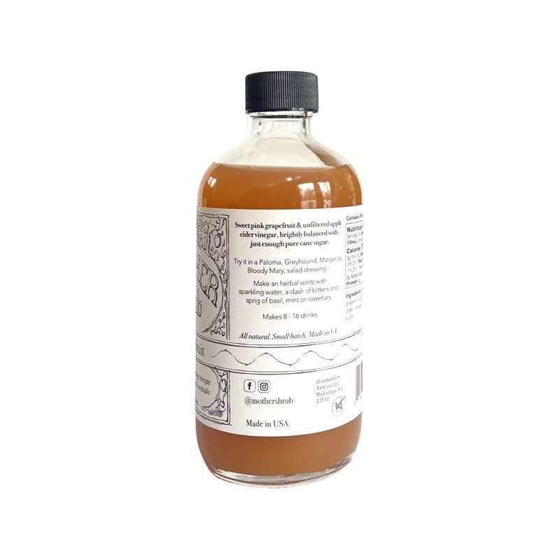 MOTHER shrub - Wholesale Cocktail Mix/Syrup - MOTHER shrub Grapefruit2