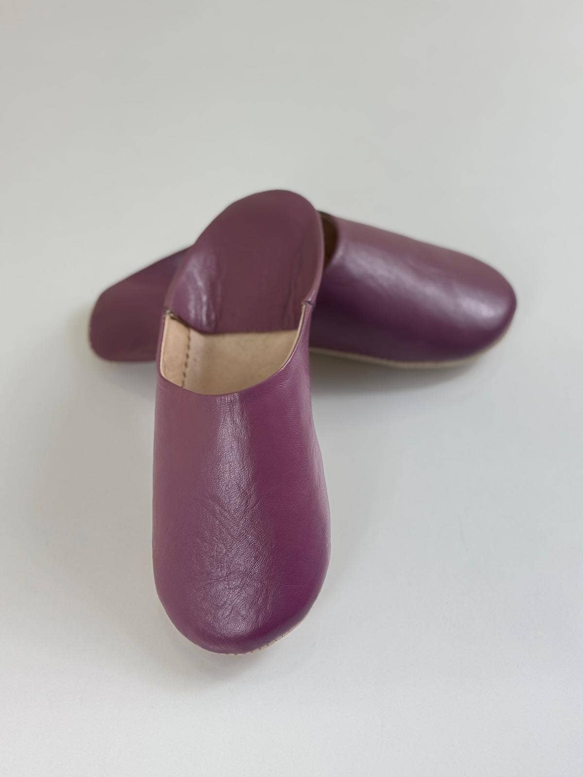 Gran Wholesale - Wholesale Pantoffels - Uniseks - Handgemaakte Marokkaanse pruimenleren slippers3