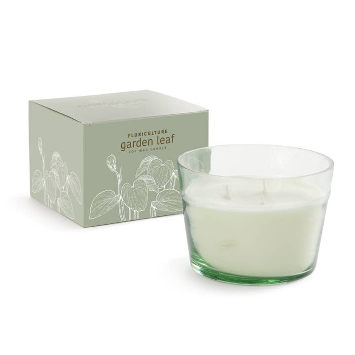 Floriculture Soy Wax Candle Garden Leaf for wholesale by Napa Home & Garden