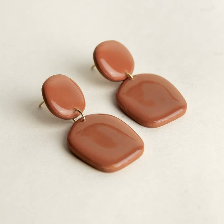 Van Schaaijk Studio - Wholesale Dangle Earrings - Earrings Nina - Amber1