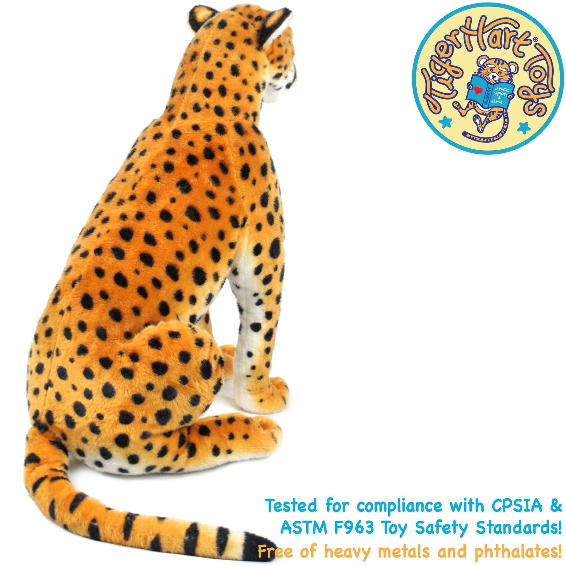 VIAHART Toy Co. - Wholesale Stuffed/Plush Toy - Kids & Baby - Cecil The Cheetah | 26 Inch Stuffed Animal Plush4