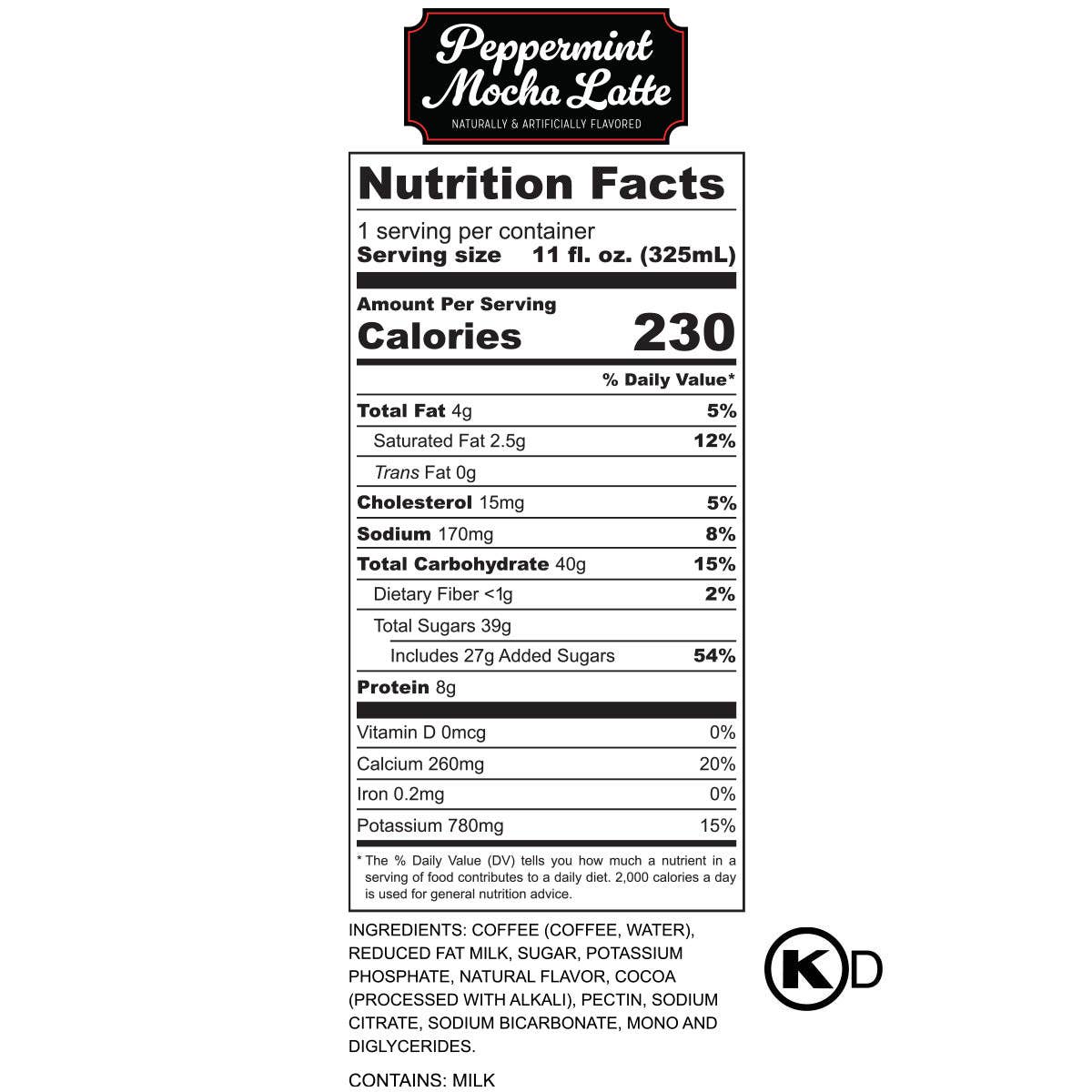 Bones Coffee Company - Wholesale Iced Coffee/Cold Brew - Peppermint Mocha Latte | 12-Pack | Holiday Iced Coffee8