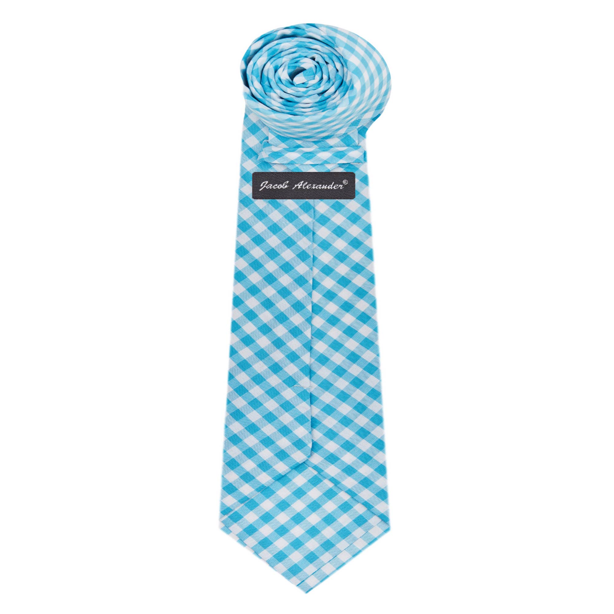 Jacob Alexander - Vendita all'ingrosso Cravatta - Uomo - Cravatta a quadretti gingham da uomo33