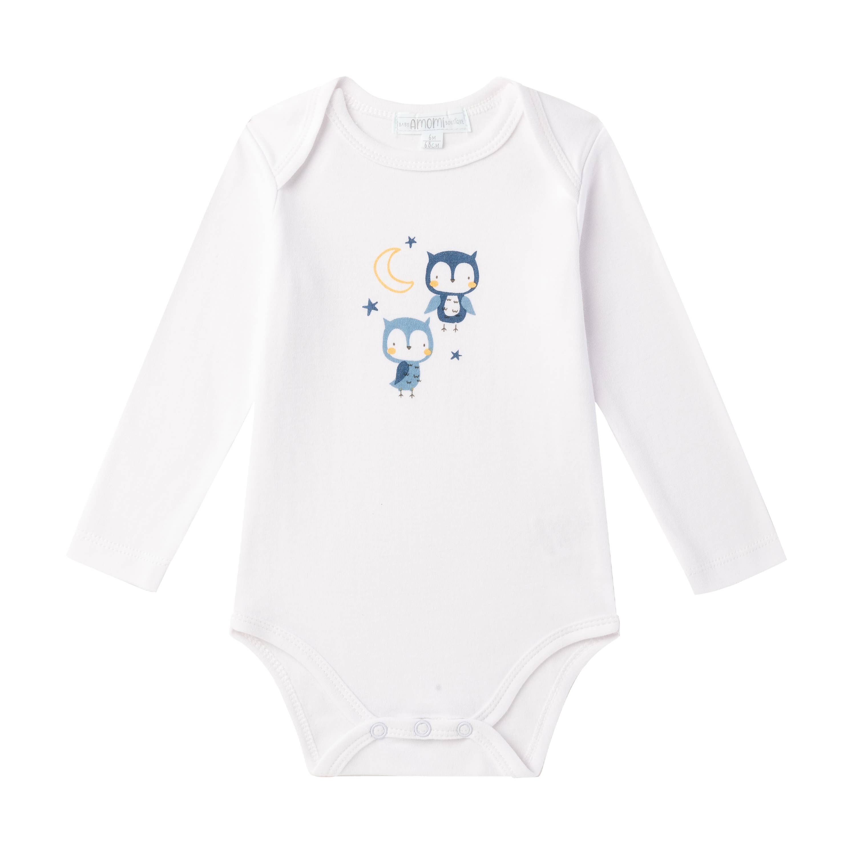 GREY Long Sleeve Cotton Baby Girl Bodysuits for wholesale on Faire2