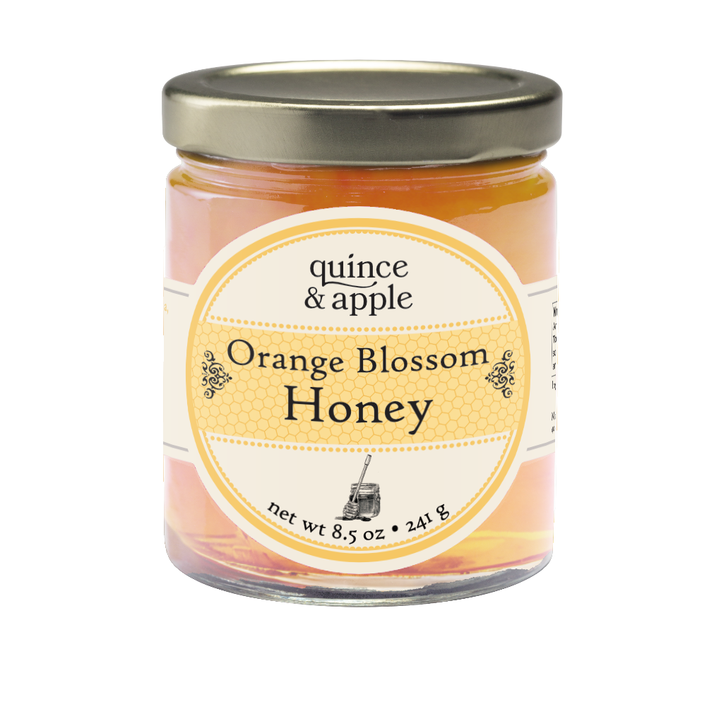Gourmet Indulgences, LLC (dba Quince & Apple Company) - Wholesale Honey - 8.5 oz Orange Blossom Honey-12 Per Case0