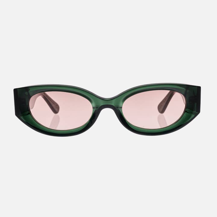 ORACLE Translucent Green | Rose Gradient Bio Lens for wholesale by Childe Eco Eyewear