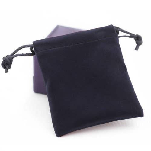 Zakka - Wholesale Gift Bag - 100pcs Velvet Pouch Luxury Jewelry Bag 2.75"x3.5" (7x9cm)9