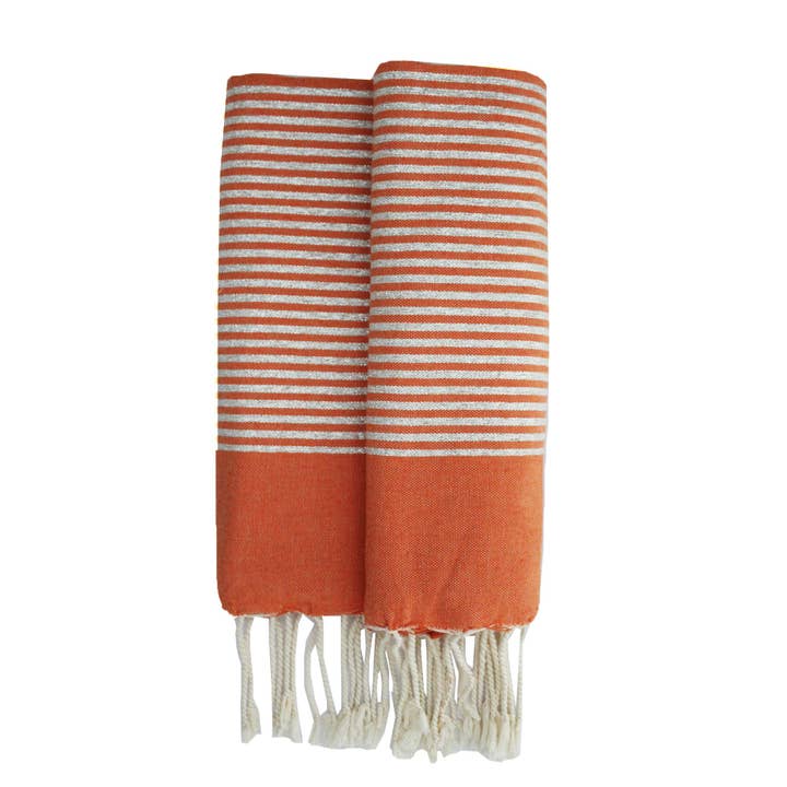 Elegances – wholesale Beach towel – Bee Orange Fouta