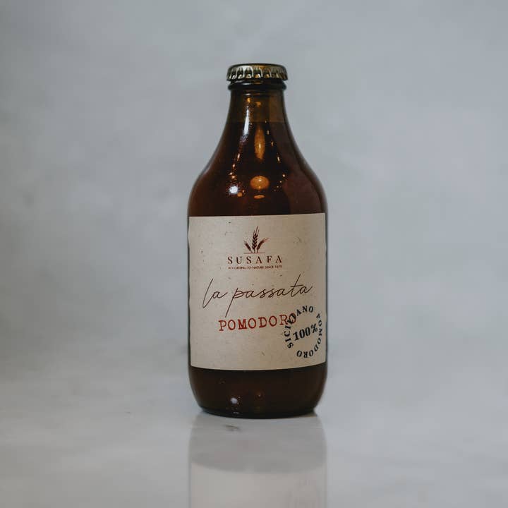 Passata di pomodoro siccagno per la vendita all'ingrosso da parte di Società Agricola Susafa Srl