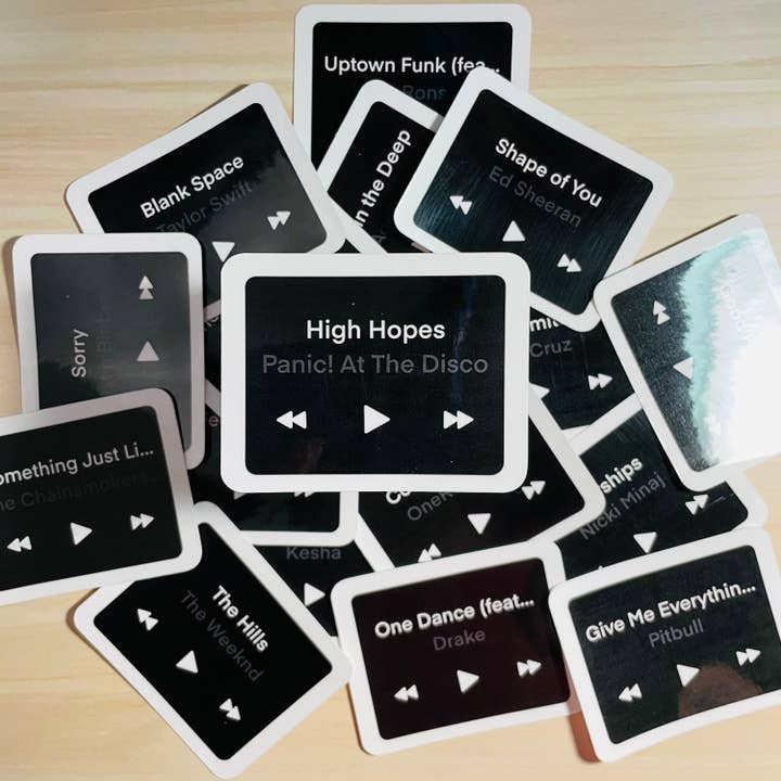 Autocollant d'icône de chanson personnalisé pour la vente par Stag Run Creations