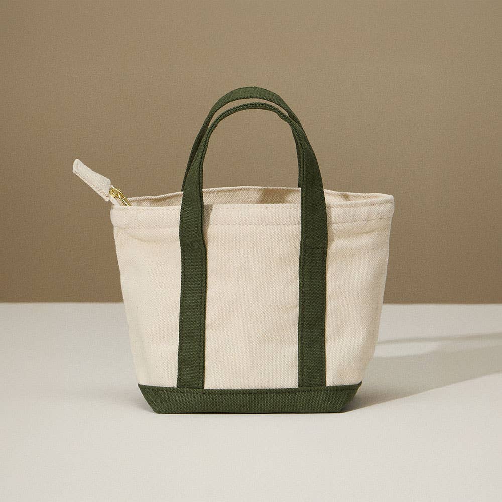 Sensibling Corp. - Wholesale Tote Bag - Women's - Mini Multi Purpose Compact Canvas Tote Bag
10