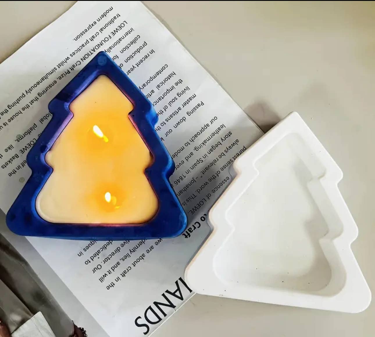 Aristocrat Creation - Wholesale Candle holder - Whispering Pine Cement Candle Jar 1