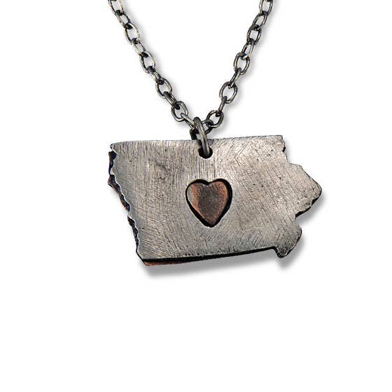 Anju Jewelry - Vente Colliers à pendentif - Home State Jewelry - Collier en étain7