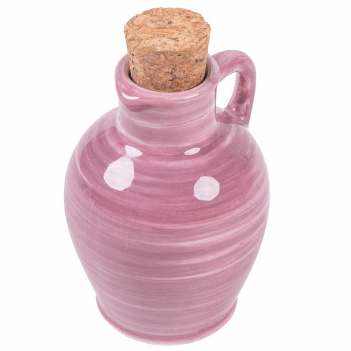Anfora mini oliera 95 ml ceramica viola, Masseria per la vendita all'ingrosso da parte di VdE Tivoli 1996