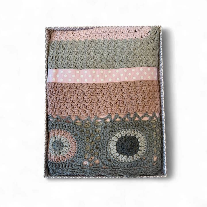 and the little dog laughed - Wholesale Bedding blanket – Kids & Baby - Vintage Pink Hand Crochet Blanket2