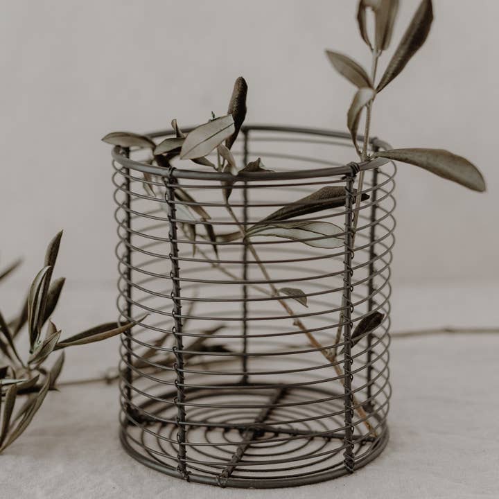 Eulenschnitt - Wholesale Basket - round wire basket in a set of 3 (PU = 2 sets)11