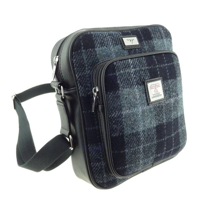 Scottish Tartan Harris Tweed Travel Bag for wholesale by Dublin Gift Company