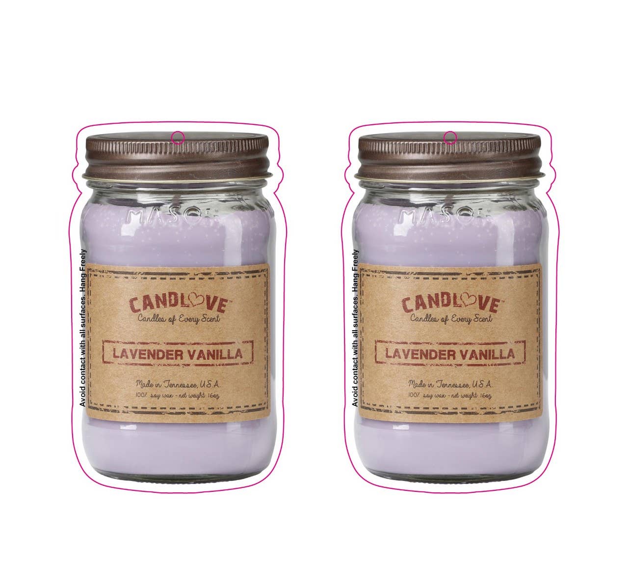CANDLOVE CANDLE CO - Wholesale Car Freshener - Unisex - CANDLOVE Strong Scented Car Freshner 16 Scents (1x Peice)16