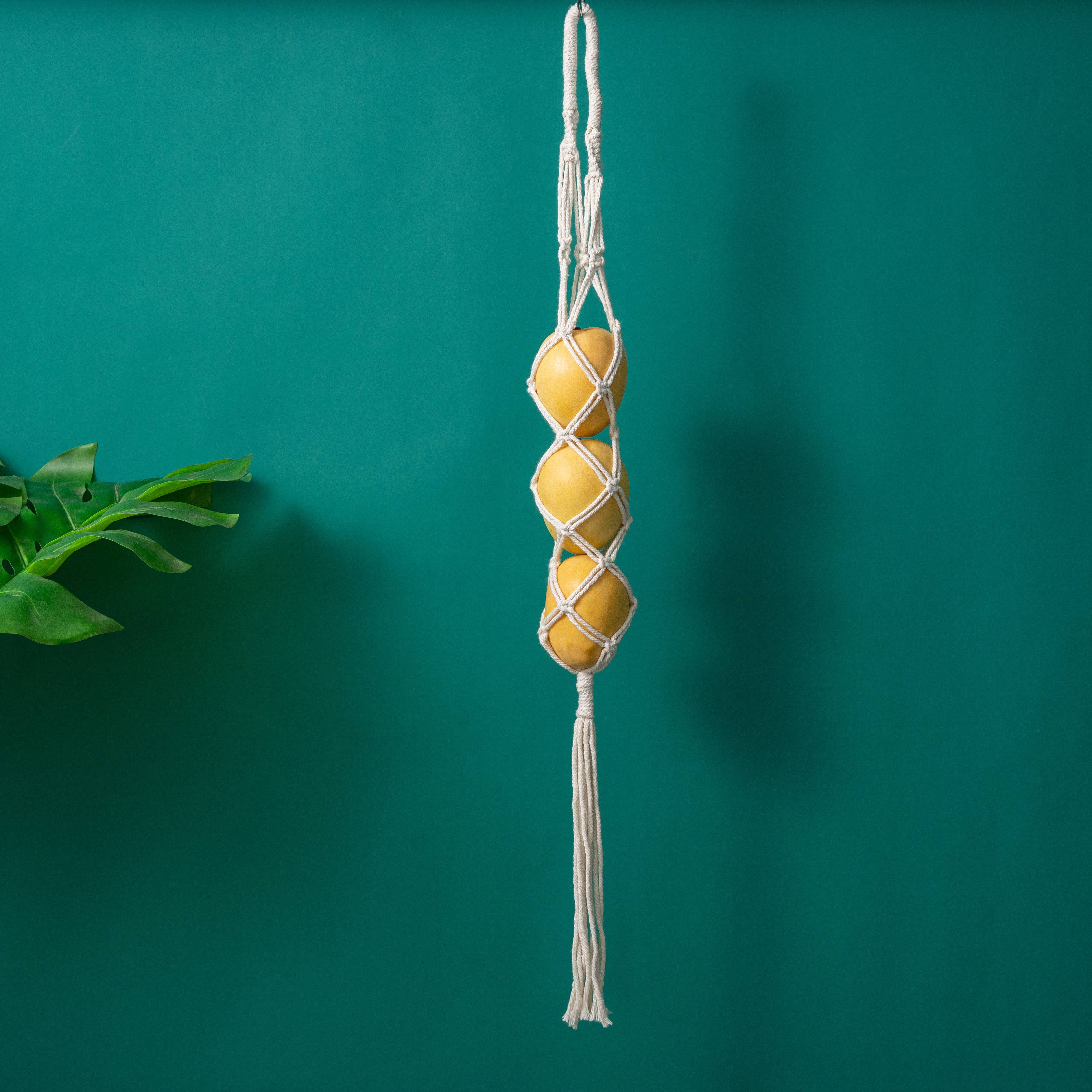 Sparkle Being - Wholesale Kitchen Storage/Organizer - Storage Organize Bag Macrame Wall Hanging For Fruits & Vege6