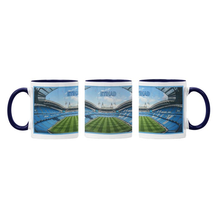 Etihad Heritage Mug – Manchester Football Fan Gift for wholesale by SmartyPants