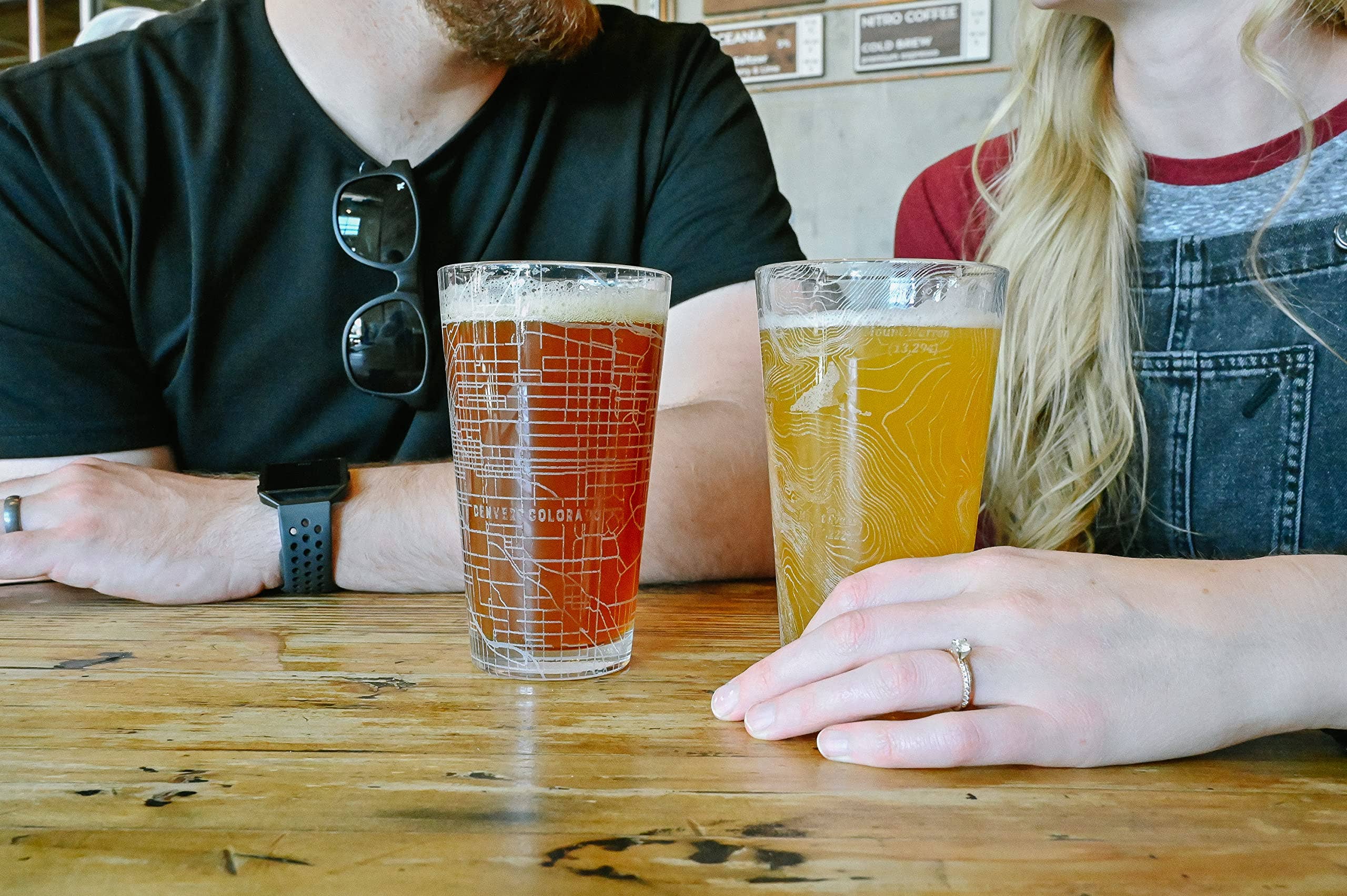 LumEngrave – wholesale Beer glass/mug – DOUBLE EXPOSURE HUMMINGBIRD Engraved 16oz Pint Glasses3