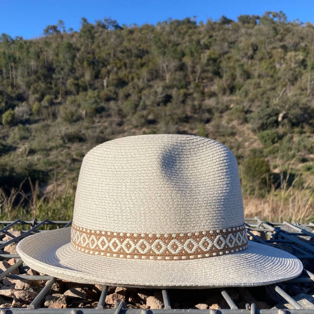 TRAVAUX EN COURS... - Wholesale Straw Hat - Unisex - PAPER HAT RIBBON end7