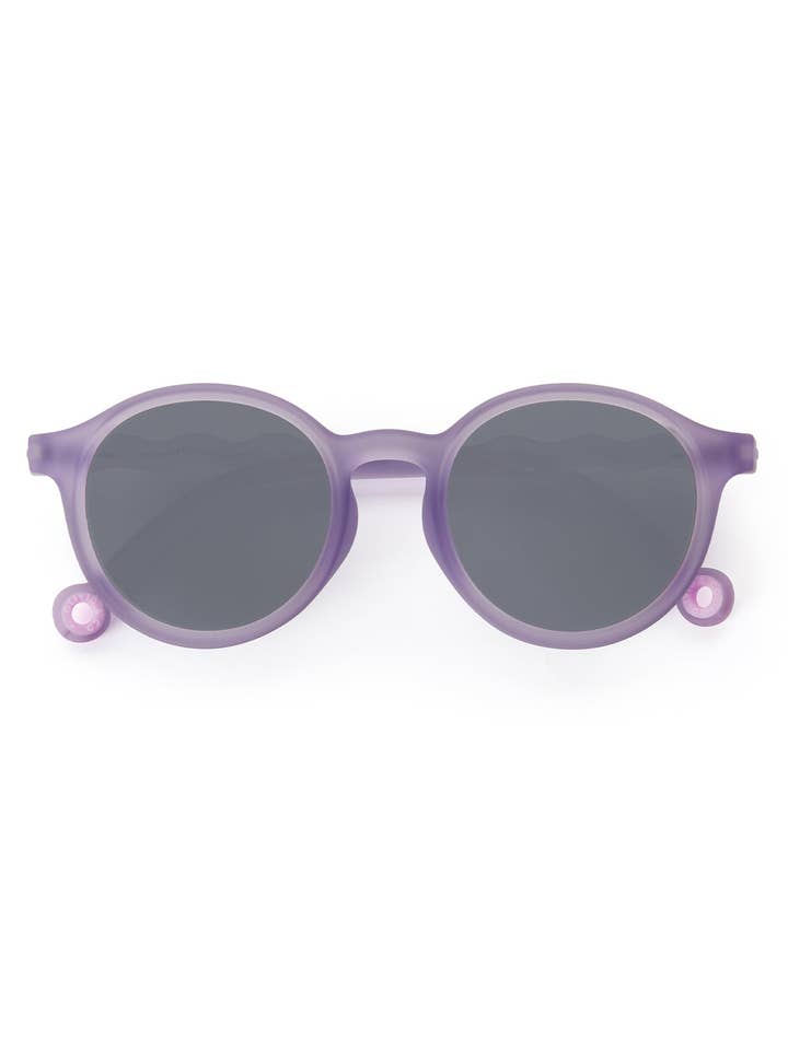 Lunettes de soleil ovales pour enfants Purple Coral 5-10Y pour la vente par Olivio & Co