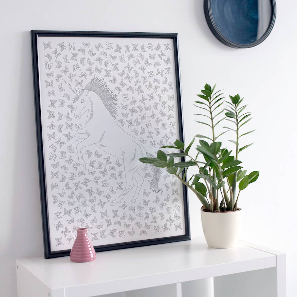 Anna Grunduls Design - Wholesale Poster - Unicorn Coloring Poster8
