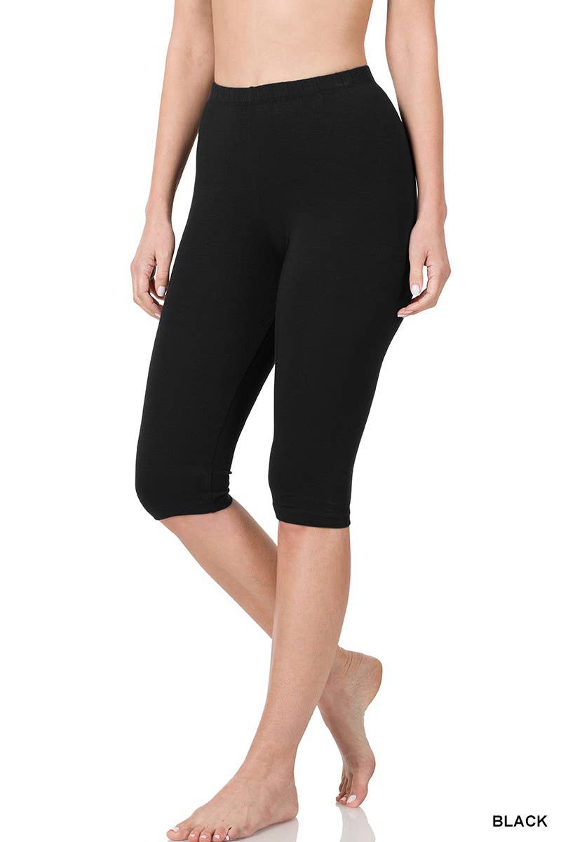 Vanilla Monkey - Vente Legging de sport/d'intérieur – femme - Leggings Capri en coton premium2