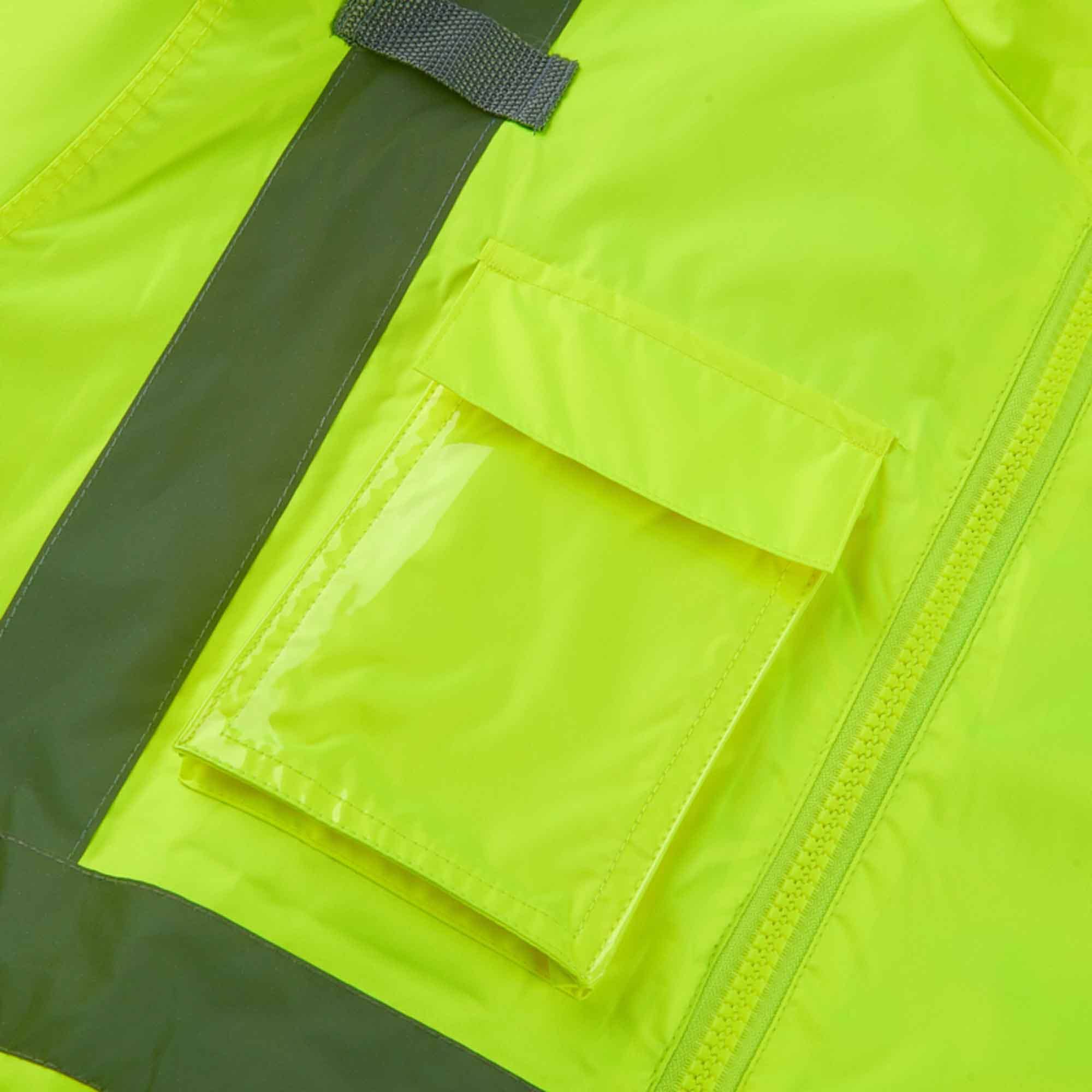 3C Products – wholesale Säkerhetsjacka - Unisex – SAJ5050 Bomber Säkerhetsjacka, klass 3 Standarder - Neon Green2