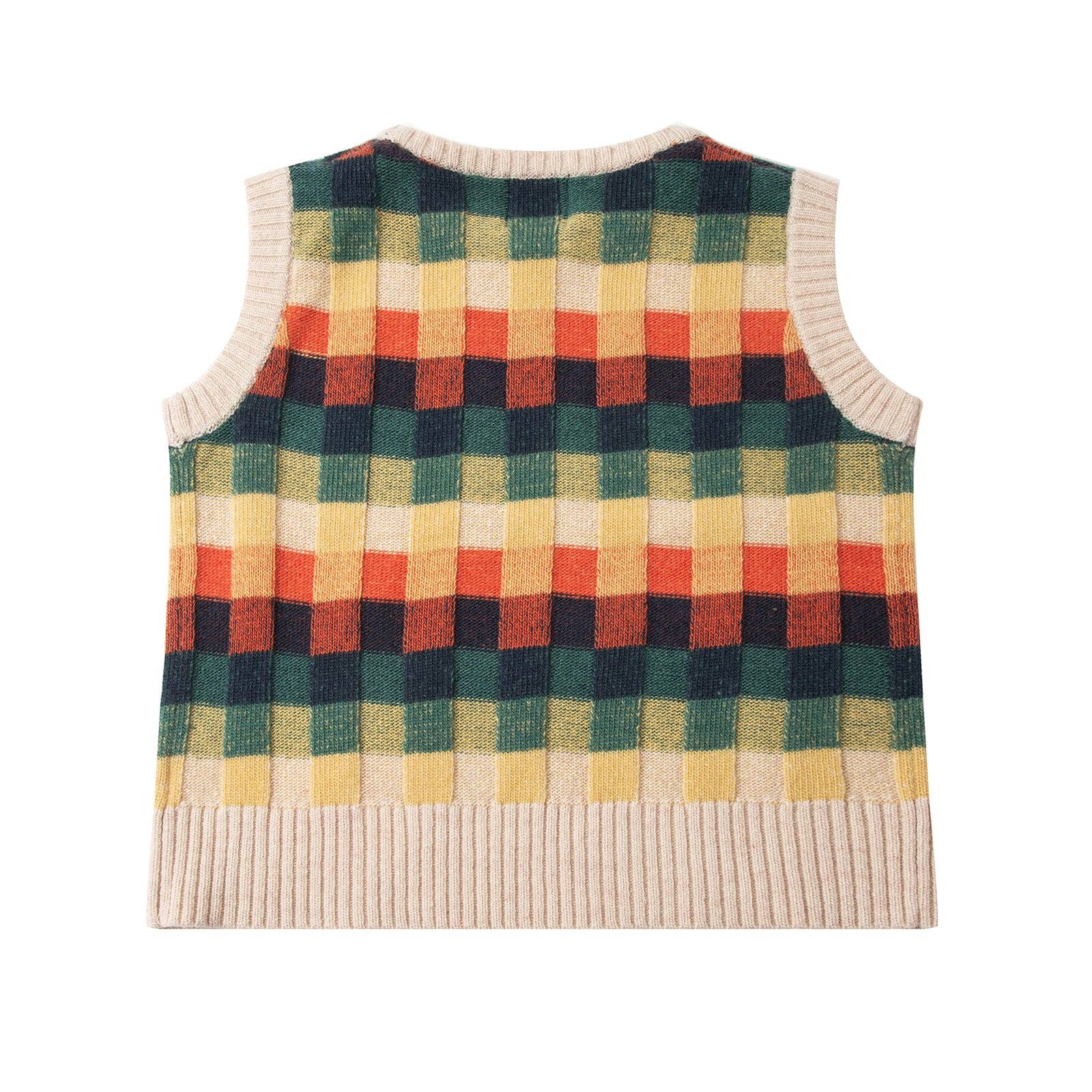 Knit Planet – wholesale Sleeveless sweatshirts – Women′s – Colourful Vest3