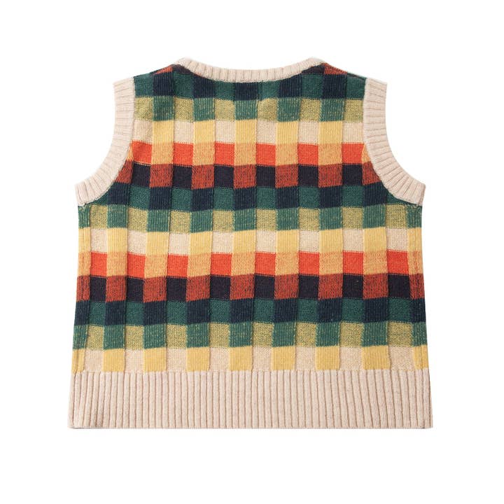 Knit Planet – wholesale Sleeveless sweatshirts – Women′s – Colourful Vest3