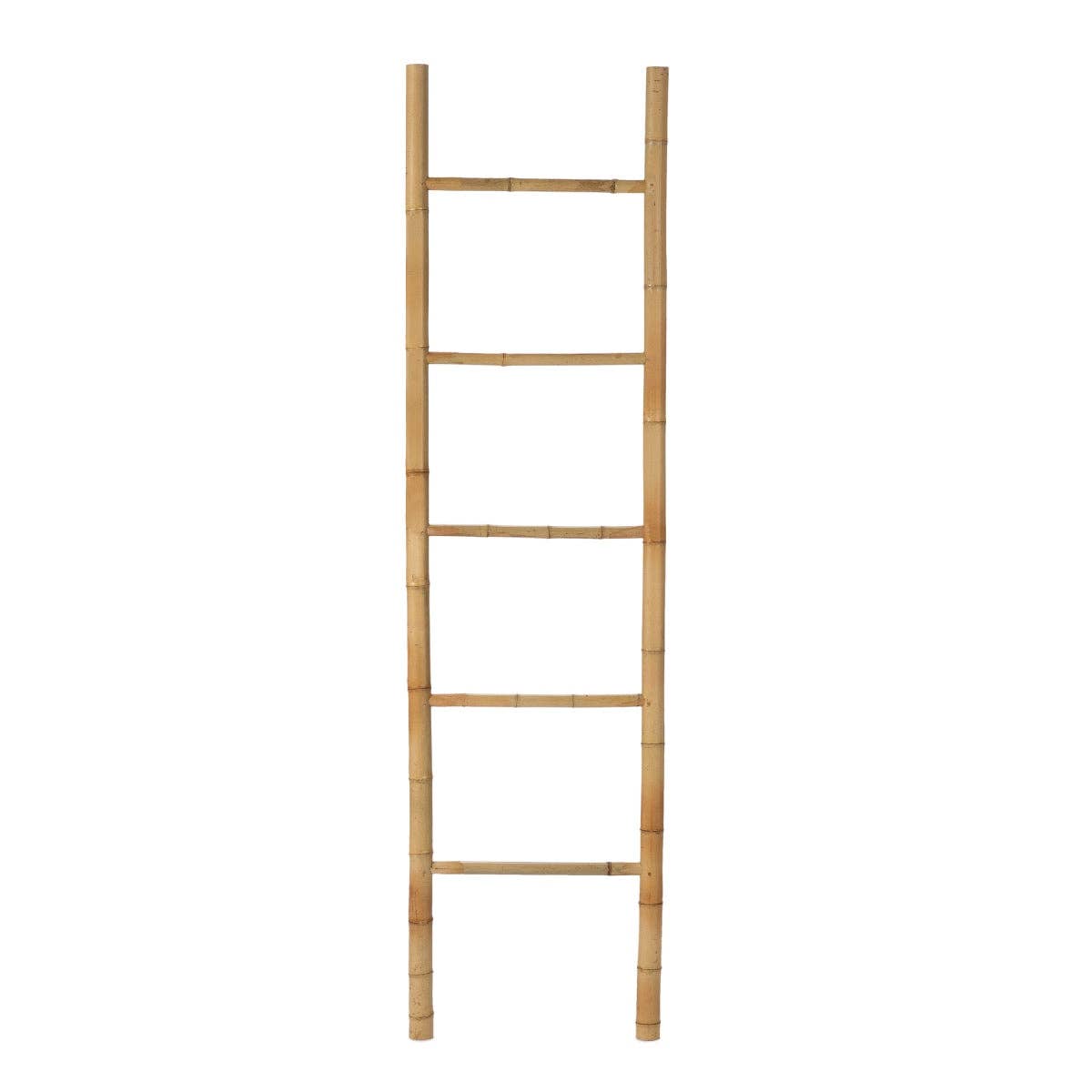 Andrea House - Wholesale Free Standing Shelf - Bamboo decorative ladder1