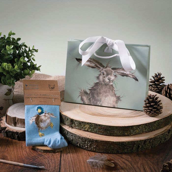 Wrendale Designs - Wholesale Socks - Women's - Duck Sock - A Waddle And A Quack - Blue2