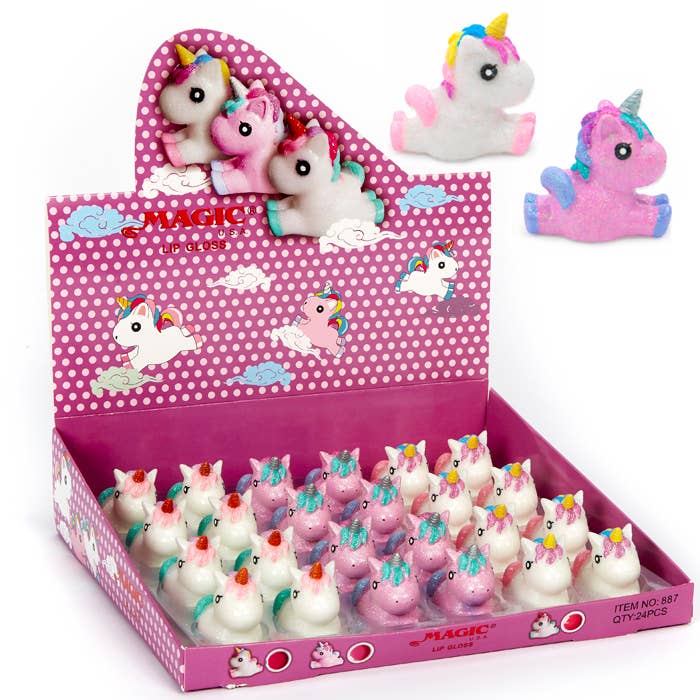2475 Enhörning Läppglans Display för wholesale av Dasha Designs