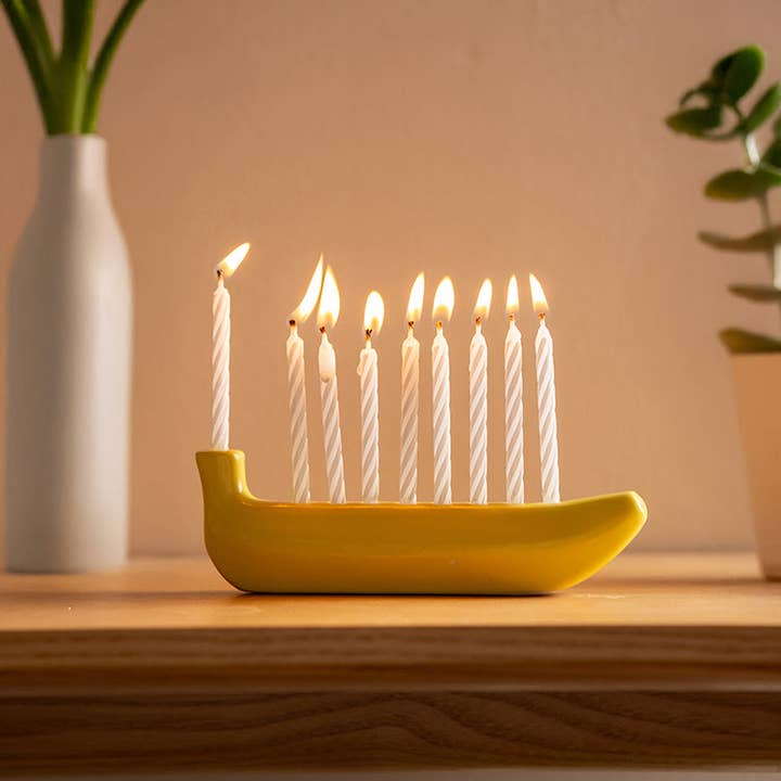 Kikkerland Design Inc - Wholesale Menorah - Mini Banorah2