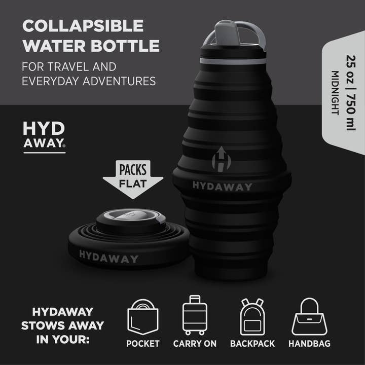 HYDAWAY – Großhandel Trinkflaschen – Zusammenklappbare Wasserflasche | 25oz41