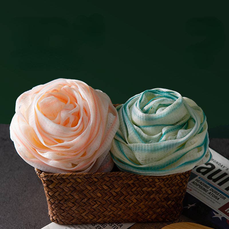 WEST AUSSIE SUPPLIES - Vendita all'ingrosso Spugne da bagno morbide e a rete - PAPO Spugna da doccia a forma di rosa di qualità premium con ricca schiuma5