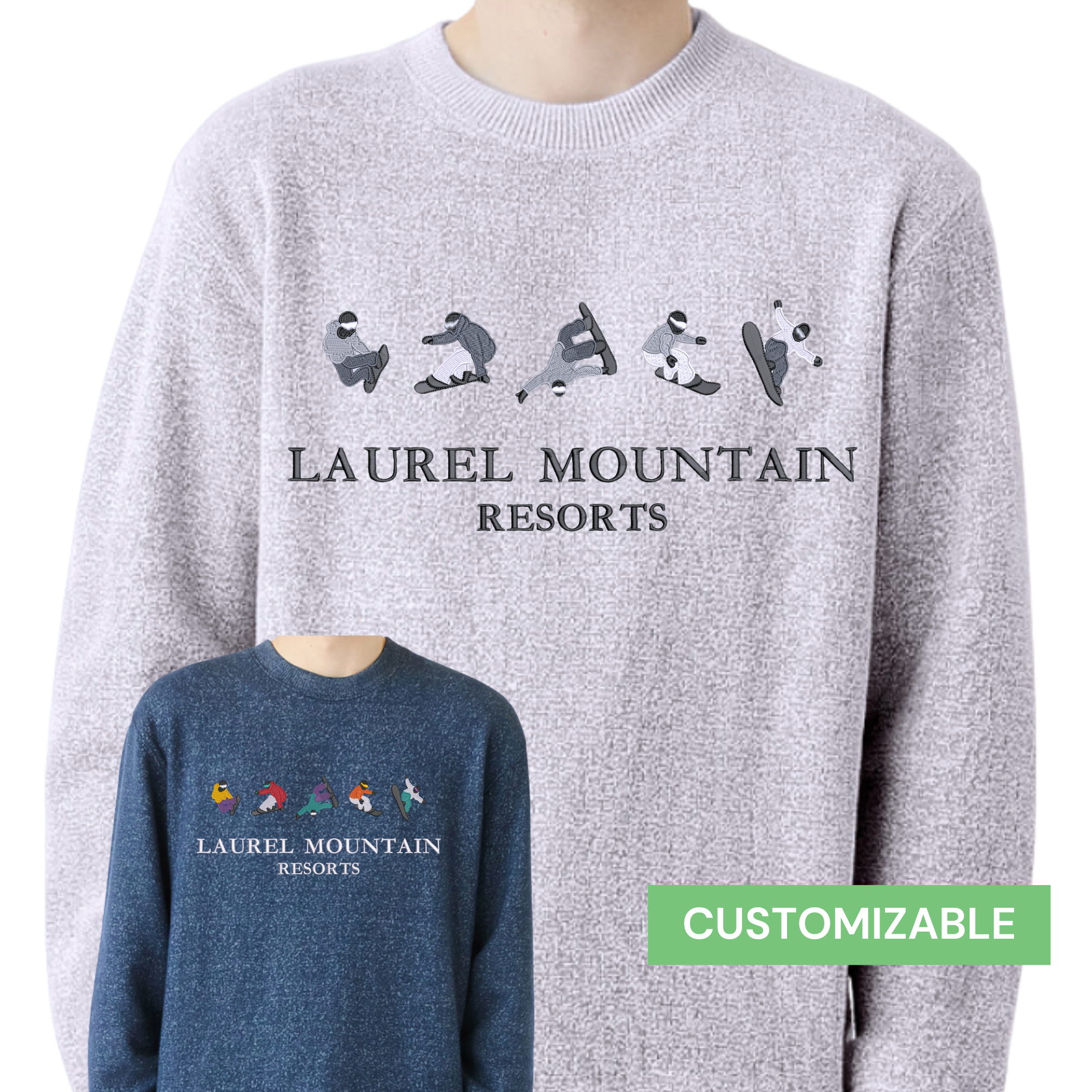 Creology - Wholesale Sweatshirt - Unisex - Snowboard Tricks Crewneck Sweatshirt3