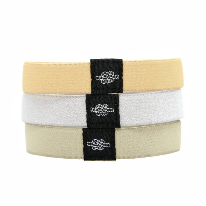 "Sand, Sage & Ash" Hair Ties for wholesale by THE GOOD HAIR TIE COMPANY