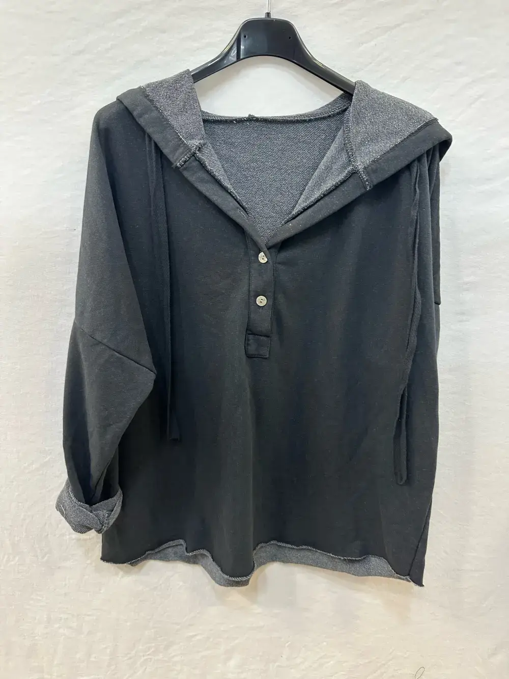 Mimi & Gogo – Hoodie – Mulher por atacado – Sweatshirt com Capuz Abotoamento @83893_SweatEspesso8