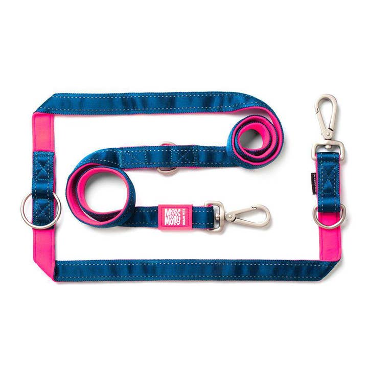 Dog Multi-Function Leash - Matrix Pink for wholesale by Max & Molly
